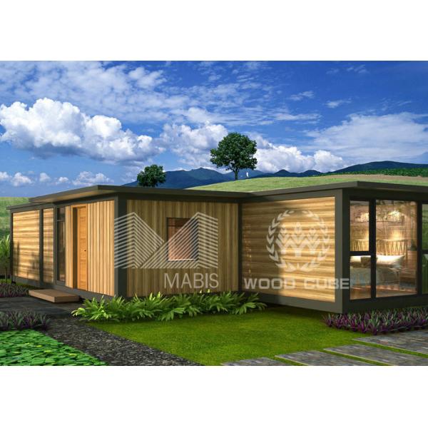 Quality Quick Install Modern Prefab Homes 3 Bedrooms Type Sandwich Wall Panel Structure for sale