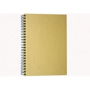 Wholesale 14 * 20cm size 105 GSM kraft paper, 2mm greyboard cover Recycled Paper Notepad from china suppliers