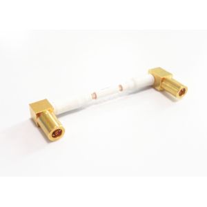 Wholesale SSMB Female Right Angle Coaxial Cable Assemblies / Au Plated with Cable SFF-50-1/RG178 Diameter=0.31mm from china suppliers