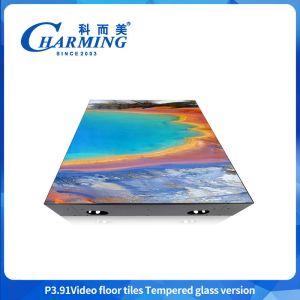 P3.91 LED video floor tile easy maintenance LED video display high grayscale
