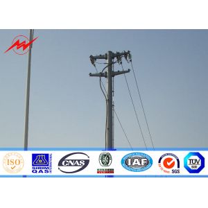 Customized Mounting Height Electrical Power Pole With Round Conical Shape