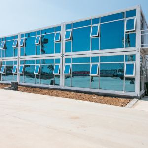 Modern Design Fully Assembled Prefab Double Bedroom Container House for Small