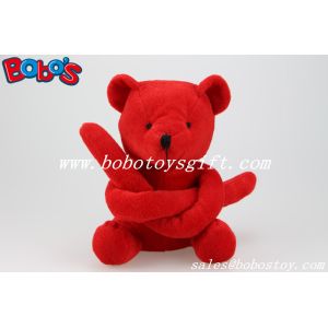 Wholesale New Design Red Long Arm Plush Teddy Bear Toy from china suppliers