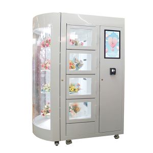 Floral Shop Store Flower Vending Machine 24 Hours Self Service For Fresh