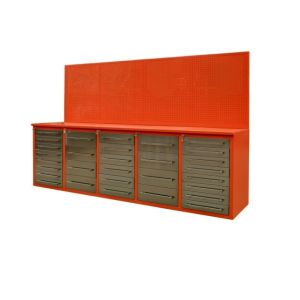 Customized Shop Tool Cabinets for Durable Workbench and Tool Chest Black Tool