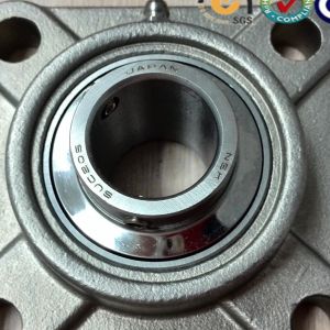 Shaft 40mm Square Flanged Housing UCF208 Pillow Block Four Bolt 40x130x51.2 mm