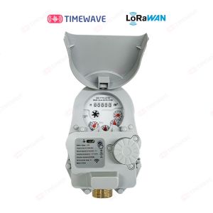 Wholesale Real Time 15-25mm Hot / Cold Water Wireless LoRaWAN Water Flow Meter For Horizontal Installation from china suppliers