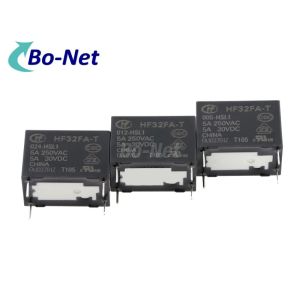 5VDC 4 Pin 5A 250VAC Pcb Power Relay HONGFA BOM HF32FA-T-012-HSL2