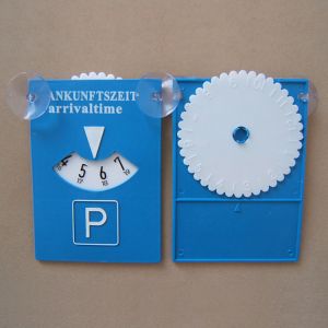 Car Plastic Parking Disk with Cupules and Universal Car Fitment