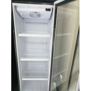 Portable Single Glass Door Beverage Upright Showcase Cooler Drinks Fridge 280L