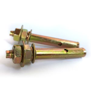 Carbon Steel Colorful Zinc Plated Sleeve Expansion Anchor Bolt With Hole C/W Hex
