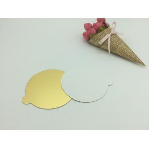 Disposable 4 Inch Cake Base Boards Round Shape Eco - Friendly Customized Logo
