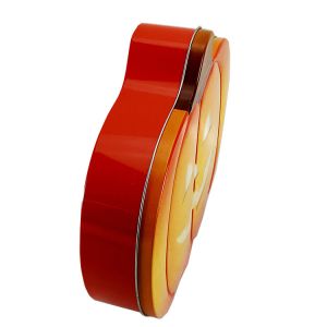 Pumpkin Shaped Halloween Tin Box Multipurpose Antirust For Chocolate