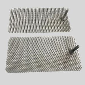 Double Sided Platinum Coated Titanium Expanded Metal Mesh Electrode