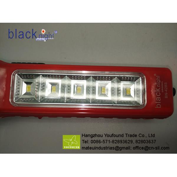BN-428Semergency Lighting Solar Power Rechargeable LED Torchlight with Side Lamp