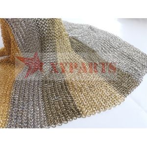 Light Partitioning Copper Metal Ring Mesh 8 Mm