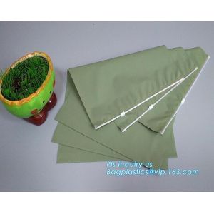 reclosable packaging slider zipper bags, Side gusset handle slider zipper,