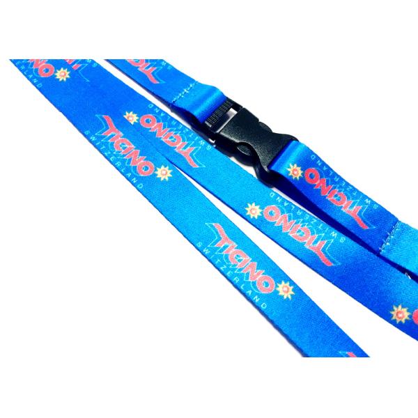 Heat Transfer Color Dye Sublimation Lanyards Custom Printed with Safety Buckle