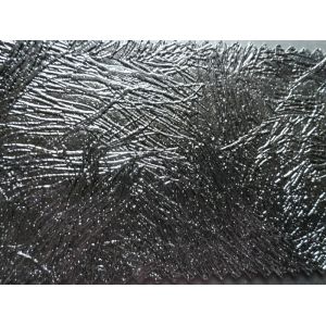 Glitter Pattern PU Artificial Leather Cotton Material 138cm Width