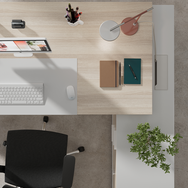 Office Desk, Boss'S Desk, Simple And Modern, CEO'S Desk, Office Furniture,