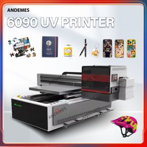 Automatic 6090 Flatbed UV Printer With 3 I3200 U1 Printheads