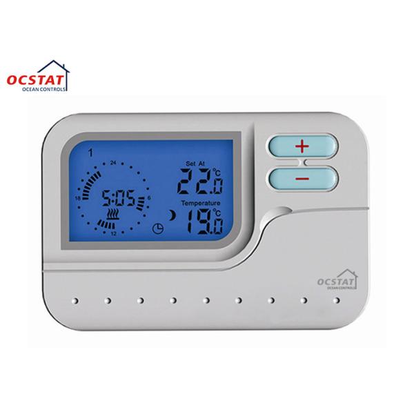 Quality LED Blue Backlight 	7 Day Programmable Thermostat With HVAC System for sale