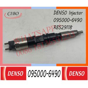 Fuel Injector Engine Common Rail Injector 095000-6490 RE529118 For HPCR 4045T