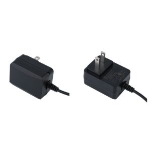 Universal Voltage Black Wall Adapter 12V Output Overload Protection