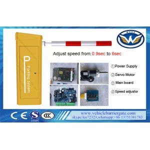 IP54 Adjustable Round Arm Automatic Barrier Gate With Solar Power