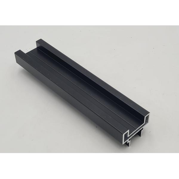High Glossy 6063 T8 Aluminum Extruded Profile Wood Grain Surface
