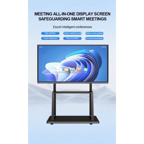 LED Teaching Screen Education Android Windows System Smart Board Class Interactive All in One Machine