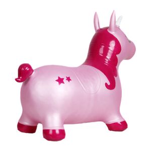 Nontoxic Pink Unicorn Inflatable Animal Bouncer Waterproof Ecofriendly