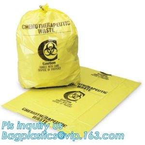 Biodegradable Medical Drawstring medical biohazard waste disposal supplies LDPE