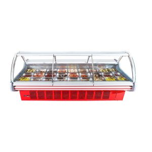 Deli Display Cabinet Deli Meat Display Refrigerator With Storage Space