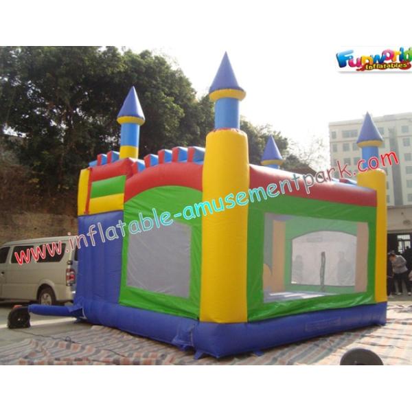 Commercial Grade PVC Inflatable Bouncer Slide , Kids 4 In 1 Bounce House