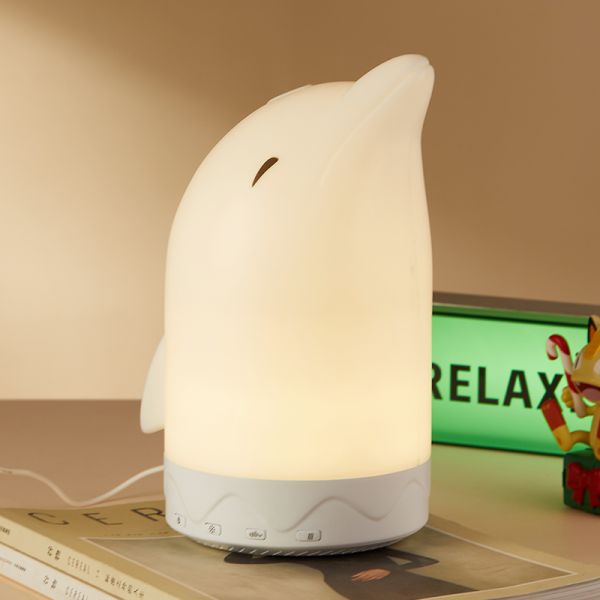 MUSIC DOLPHIN Humidifier Aromatherapy Lamp White Noise Sleep Device (Bedroom