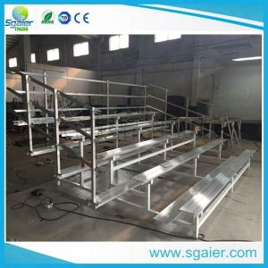 5 Rows Lightweight Stadium Seats , Soccer Collapsible Foldable Bleacher Seats