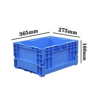 Industrial Packaging Stackable Collapsible Crates for Recyclable Storage