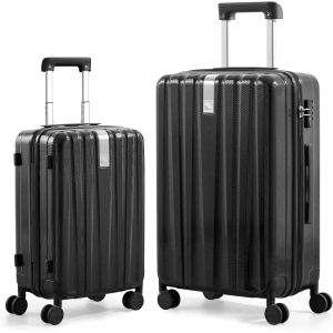 Sets 2 piece Carry On Luggage with Wheels PC Hard Shell Suitcases Lightweight