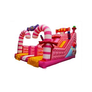Sweet Candy Children Fun Park Inflatable Slide For Rentals