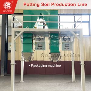 Peat Potting Soil Horticultural Compost Mixer Garden Soil Processing Plant