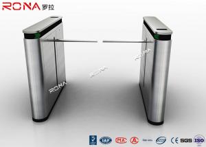 Wholesale Shopping Mall Drop Arm Turnstile Gate 304 Stainless Steel 2 RFID Readers Windows from china suppliers