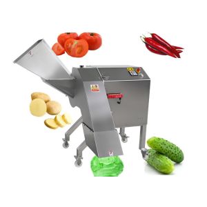Wholesale 3D Vegetable Dicer Machine Automatic Potato Carrot Onion Tomato Coconut Mango Cube Dicer Cutting Machine from china suppliers