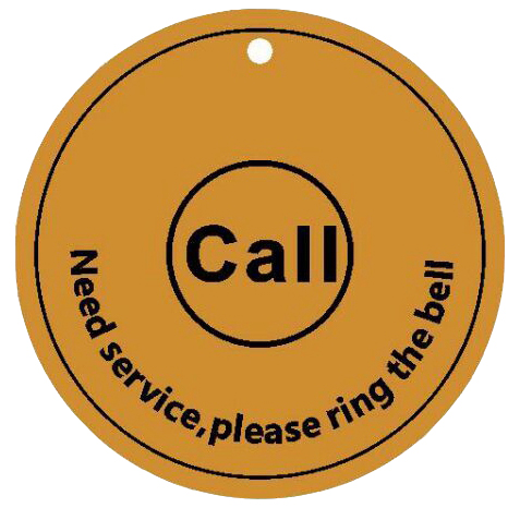 C600 Newest single circuit design wireless waiter call button