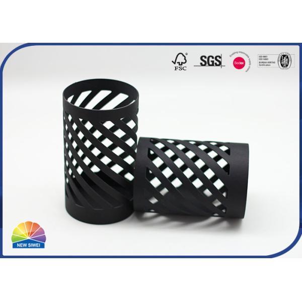 Quality Black Customized Special Paper Packaging Tube Hollow With Inner Tray for sale