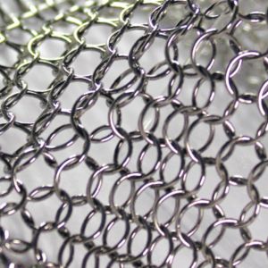 ODM OEM Stainless Steel Ring Mesh Curtain Polished / Electroplating Finished