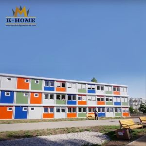 40ft Steel Frame Temporary Protable Classrooms School Building