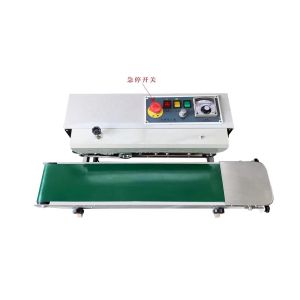Iron Electronic Continuous Band Sealing Machine Fatigue Resistant Heat Seal