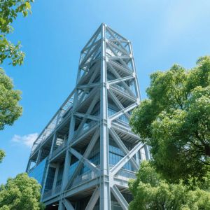 Modern Steel Frame Workshop 50-150mm Insulation Fireproof