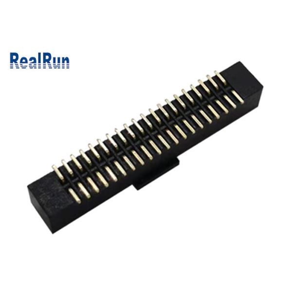 Quality LCP Brass PA6T Header Idc Connector Male 40 Pin SMD Pin Box DC2A With Cap for sale